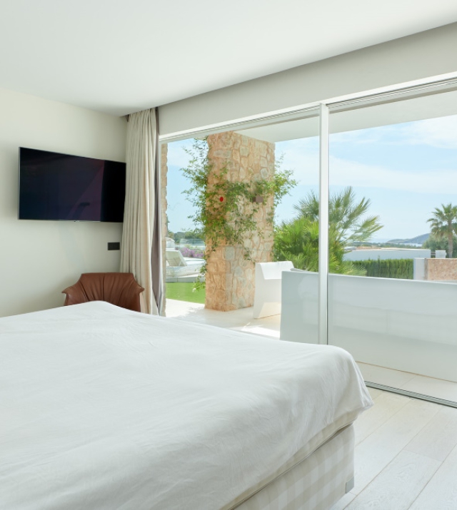 Master bedroom views Resa estates cala comte for sale Ibiza .jpg